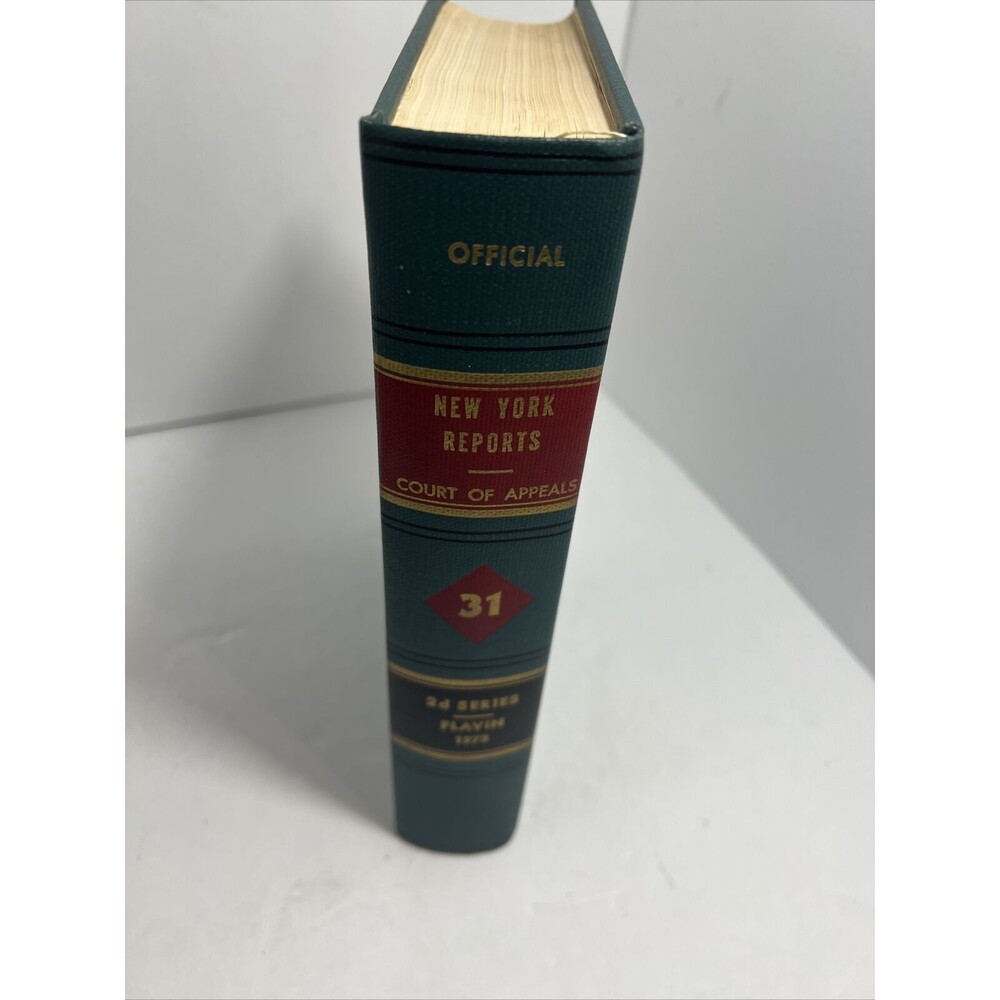NEW YORK REPORTS BOOK Court of Appeals NY 2d Series Flavin 31-1973